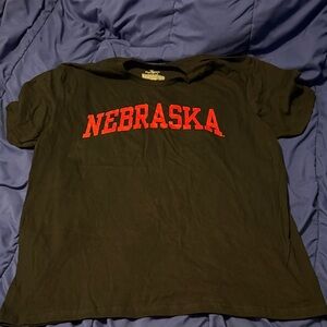 Fanatics Black Nebraska Short Sleeve Tee